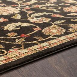 Rackhams Riley-Vintage Black Brown Beige Traditional Boho Rug - 160 x 230 cm - thumbnail 3