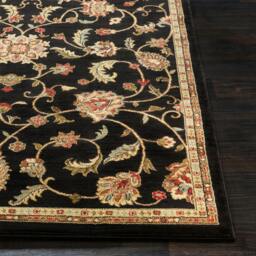Rackhams Riley-Vintage Black Brown Beige Traditional Boho Rug - 160 x 230 cm - thumbnail 4