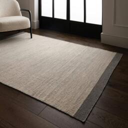 Rackhams Lima Flatweave Grey Rug - 120x170cm - thumbnail 2