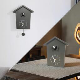 Rackhams WC2139 - Grey Minimalist Cuckoo Clock - thumbnail 3