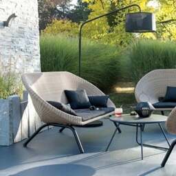 Rackhams Bonsallo Rattan Armchair, Outdoor Furniture - Coffee Table - thumbnail 4