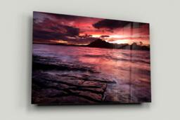 Rackhams Red Sky At Night - Framed Print 20 x 16 inch - thumbnail 2