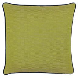 Rackhams Riva Paoletti Putney Cushion Cover - Citrine/Navy - 45x45cm - Citrine/Navy - 100% Polyester