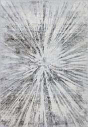Rackhams Abstract Burst Grey Rug - D149A - 120X170 cm