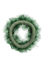 Rackhams 32cm Snow Flocked Christmas Artificial Wreath with Classical Xmas Ornaments - thumbnail 5