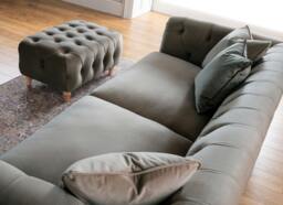 Rackhams Soho Medium Sofa - Velvet Putty - thumbnail 6