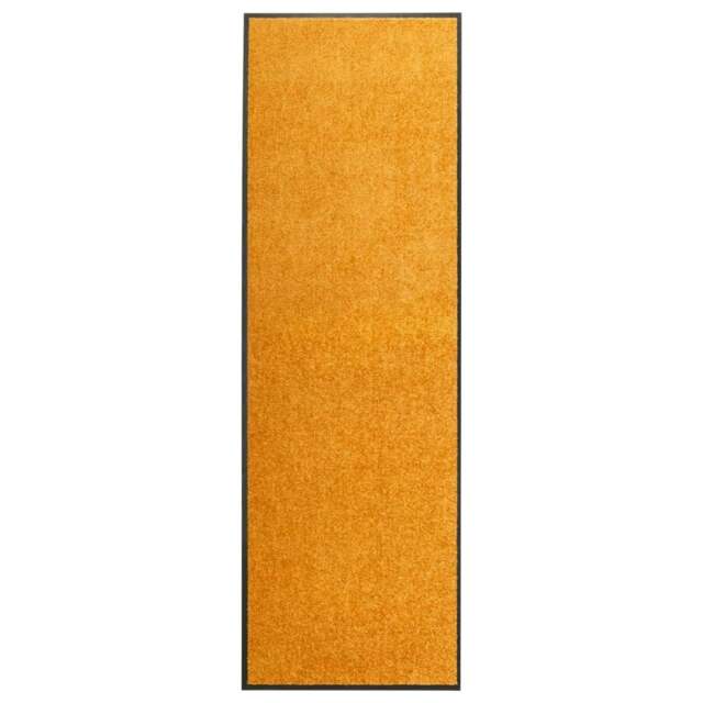 Rackhams Doormat Washable Orange 60x180 cm