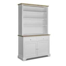 Rackhams Florence Display Cabinet with Height Adjustable Shelves and Cupboard - Sage Green - thumbnail 5