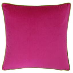 Rackhams Meridian Cushion Cover - Hot Pink/Lime - 55 x 55cm - Hot Pink/Lime - 100% Polyester