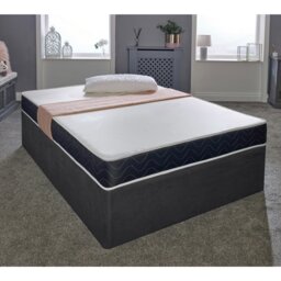 Rackhams Mars Black Border Hybrid Mattress - 17cm Deep, Medium-Soft Feel - Black - 1 - 4ft Small Double Mattress (120cm x 190cm) - thumbnail 6