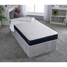 Rackhams Mars Black Border Hybrid Mattress - 17cm Deep, Medium-Soft Feel - Black - 1 - 4ft Small Double Mattress (120cm x 190cm) - thumbnail 4