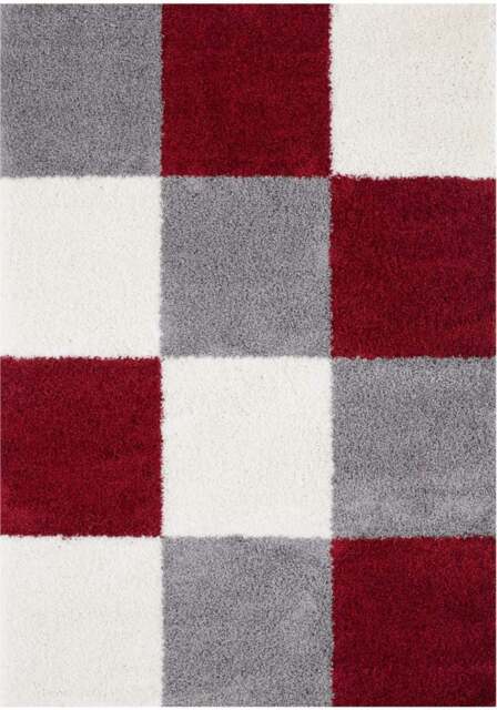Rackhams Myshaggy Geometric Red Rug - 160X230 cm - image 1