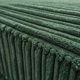 Rackhams Bishop U-Shaped Jumbo Cord Sofa - Scatter Back - Green
