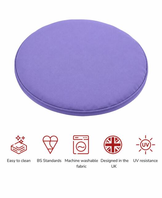 Rackhams SP Range Bistro Pad Garden Cushions – Set of 2 - Plum - image 1