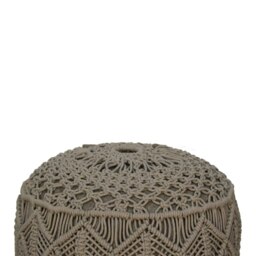 Rackhams Crotchet Grey Footstool - thumbnail 3
