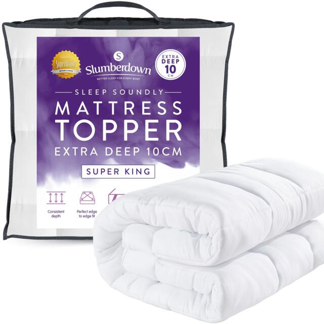 Rackhams Sleep Soundly Extra Deep 10cm Mattress Topper - Super King - image 1