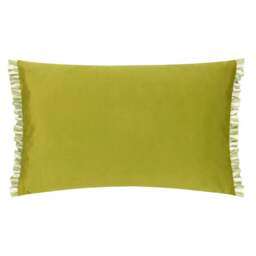 Rackhams Araya Velvet Striped Cushion Cover - Green - 30cm x 50cm - Green - 100% Polyester - thumbnail 3