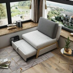 Rackhams Nora Sofa Bed, Single Sofa Bed - Black - 94cm - thumbnail 2