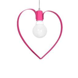 Rackhams Amore Hand Made Pendant Lamp Heart Shape - thumbnail 3