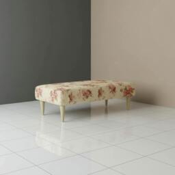Rackhams Modern Dressing Table Bench – Wide Rectangular Vanity Seat for Bedroom & Dressing Room - 48 x 48 Inches (120 x 120cm) - thumbnail 2