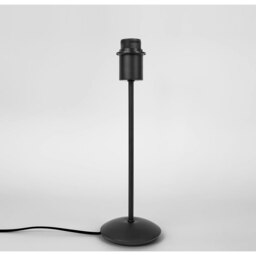 Rackhams Contemporary and Sleek Matt Black Metal Table Lamp Base with Inline Switch - thumbnail 2