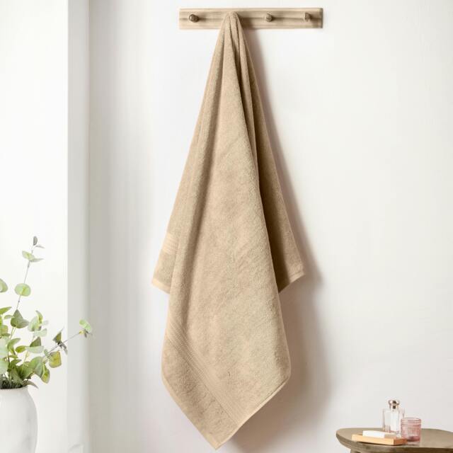 Rackhams Supima Cotton Towel Natural - Hand Towel - Natural - image 1