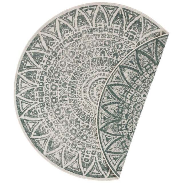 Rackhams Indoor - Outdoor Round Lilja Vintage Green Rug - Ø 200 cm - image 1