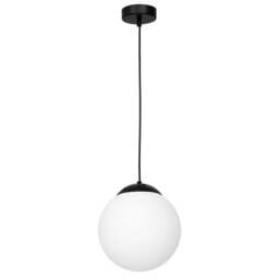 Rackhams Lima Hand Made Designer Pendant Lamp Matt Black And Cool White - thumbnail 2