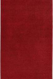 Rackhams Modern Plain Velour Red Rug - 80X150 cm - thumbnail 1