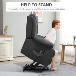 Rackhams Heavy Duty Riser and Recliner Chair Lift Chair for the Elderly - thumbnail 4