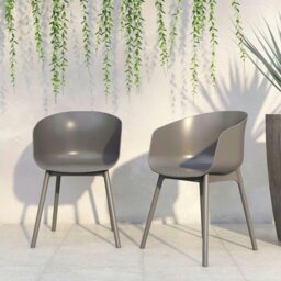 Rackhams York xl Dining Chair in Charcoal - 2 pieces - Grey - thumbnail 4