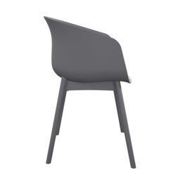 Rackhams York xl Dining Chair in Charcoal - 2 pieces - Grey - thumbnail 3