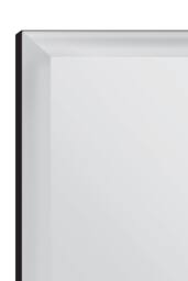 Rackhams FRAMELESS ALL GLASS Single Bevelled Venetian Wall Mirror - 150cm x 61cm - Clear - thumbnail 4