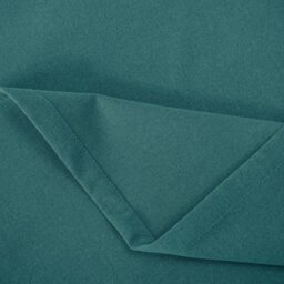 Rackhams Teal Linen Fabric Blackout Eyelet Curtains - 46x63 Inch Drop - 2 Panel - thumbnail 3