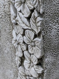 Rackhams Daisy Design Stone Cast Garden Stool / Seat - thumbnail 3