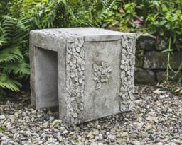 Rackhams Daisy Design Stone Cast Garden Stool / Seat - thumbnail 4