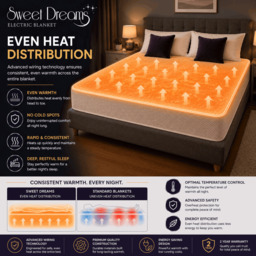 Rackhams Luxury Fleece Electric Blanket King Size, Machine Washable Underblanket, Digital Control, Overheat Protection - thumbnail 6
