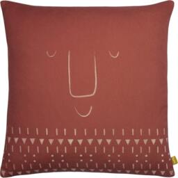 Rackhams Pacha Recycled Cushion Cover - Teracotta - 43cm x 43cm - Teracotta - 100% Recycled Polyester - thumbnail 1