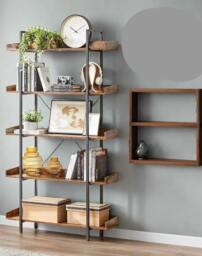 Rackhams Industrial 5 Tier Bookcase Shelving - thumbnail 2