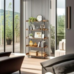 Rackhams Industrial 5 Tier Bookcase Shelving - thumbnail 4