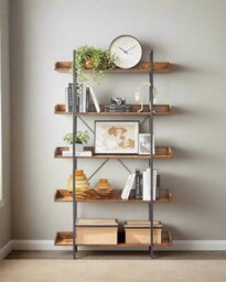 Rackhams Industrial 5 Tier Bookcase Shelving - thumbnail 3