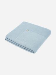 Rackhams Baby Boys Essential Cotton Blanket in Blue - Blue - One size - thumbnail 1