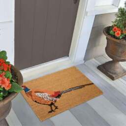 Rackhams Coir Doormat Pheasant Design 45X75 cm - thumbnail 2