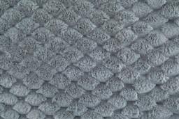 Rackhams Lush Faux Rabbit Fur Throw - Charcoal - 140x180cm - thumbnail 4