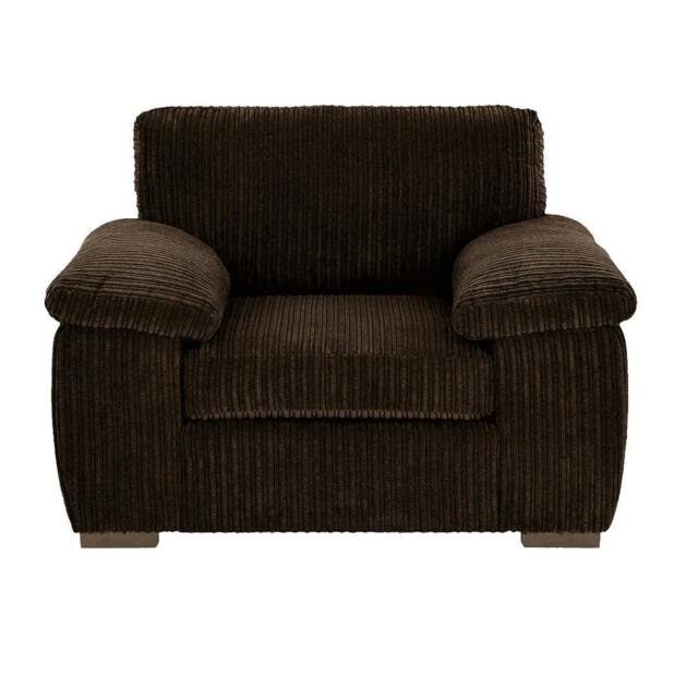 Rackhams Amalfi Sofa Range - Cocoa Bean Brown - Armchair - image 1
