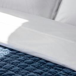 Rackhams White Supima Cotton 1000 Thread Count Flat Sheet - Emperor - thumbnail 6