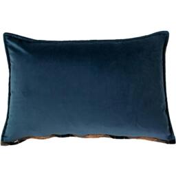 Rackhams Delano Lattice Cushion Cover - Blush Pink/Navy - One Size - Blush Pink/Navy - 100% Polyester - thumbnail 2