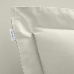 Rackhams 200 Thread Count Cotton Percale Oxford Pillowcase Pair - Natural - 50x75cm (x2) - thumbnail 3