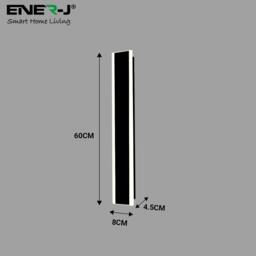 Rackhams 60cm Modern Outdoor LED Wall Light – 12W Warm White (3000K) – IP65 - thumbnail 4