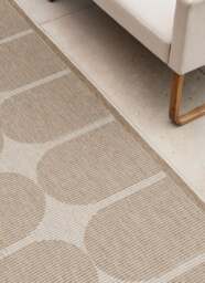 Rackhams Reversible Beige Indoor-Outdoor Rug - 120X170 cm - thumbnail 6